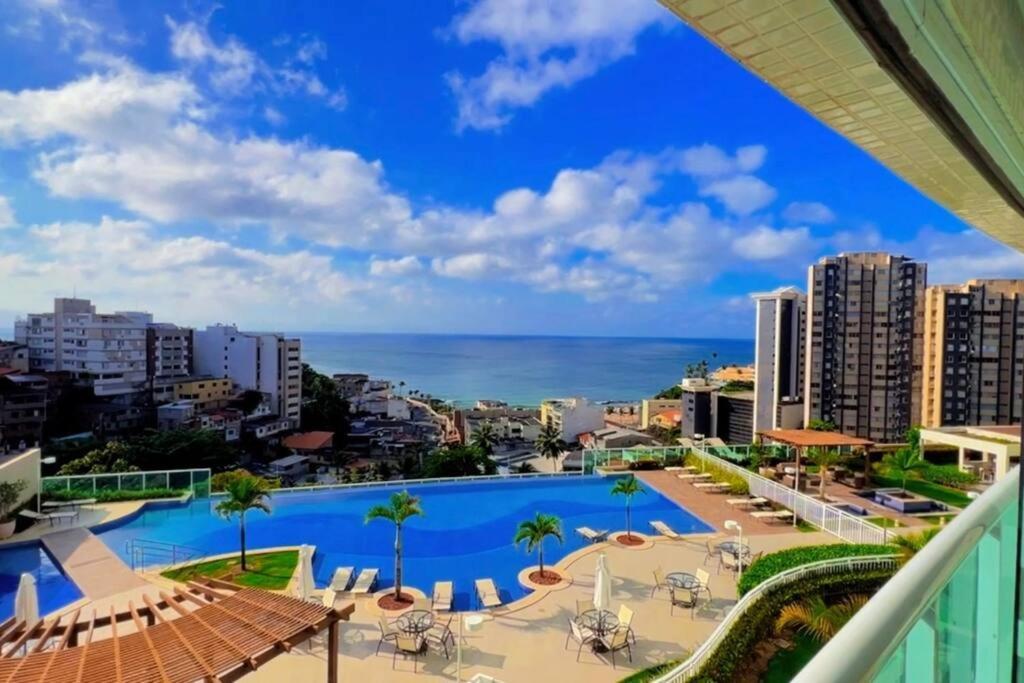 Vista Mar Nascente, Dois Quartos, Novo, No Melhor Do Rio Vermelho, Condominio Club, 1103 Salvador Bagian luar foto